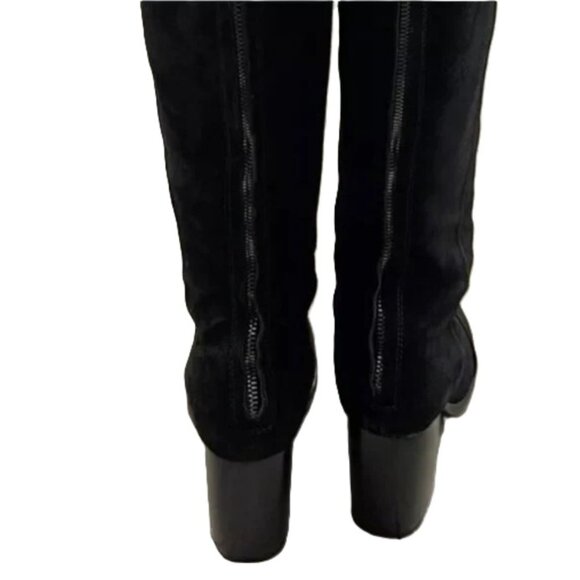 rag & bone Ashby High Suede Leather Boot In Black, 37 - Picture 5 of 8